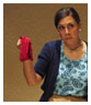 Virginia discovers red underwear